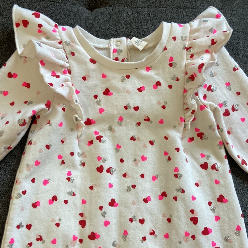 Tucker + Tate Long sleeve Heart Dress - Picture 3 of 5